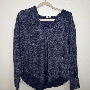 Roxy blue cotton blend hoodie